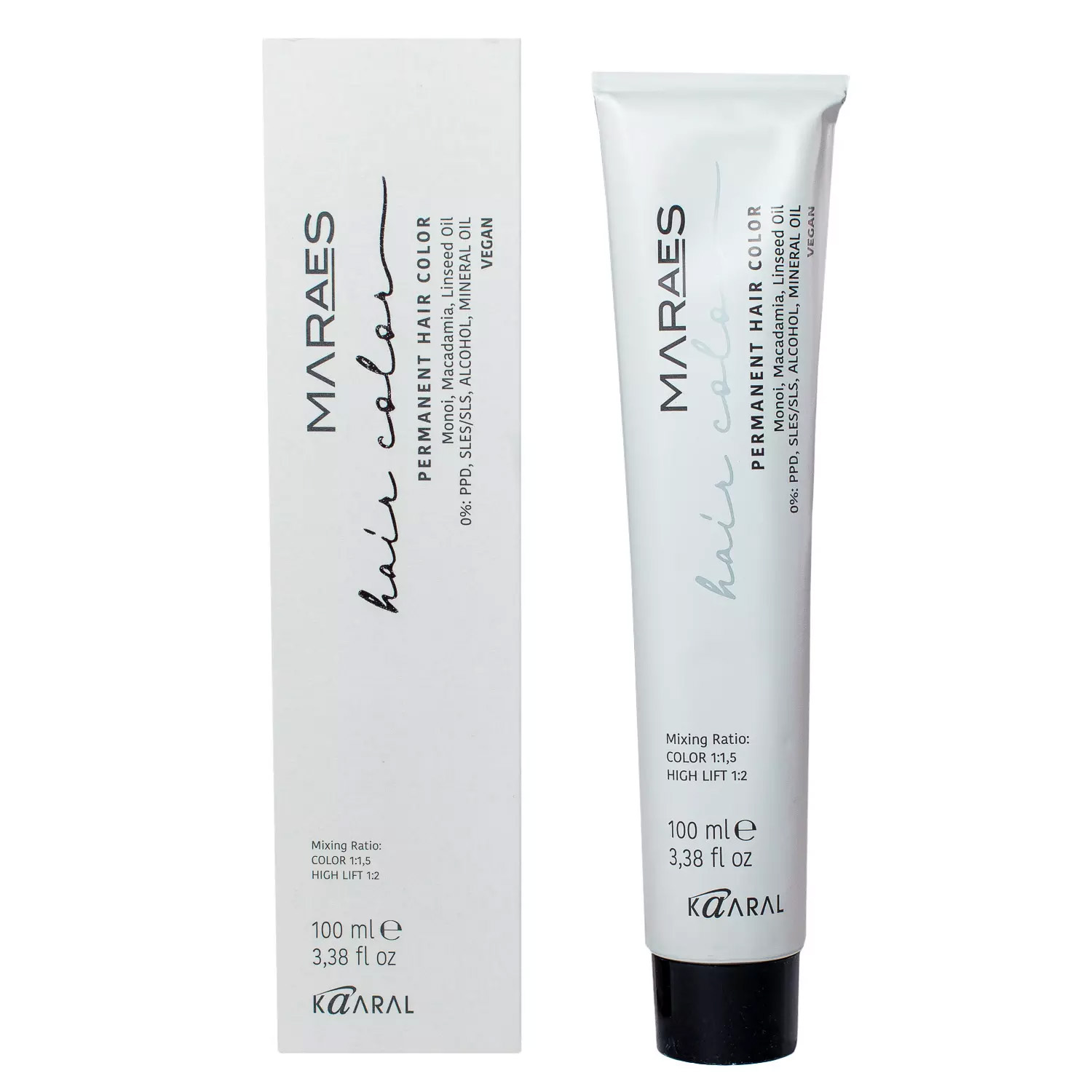 картинка Перманентный краситель с низким содержанием аммиака Maraes Hair Color, 7.0 блондин, 100 мл от официального интернет-магазина Каарал