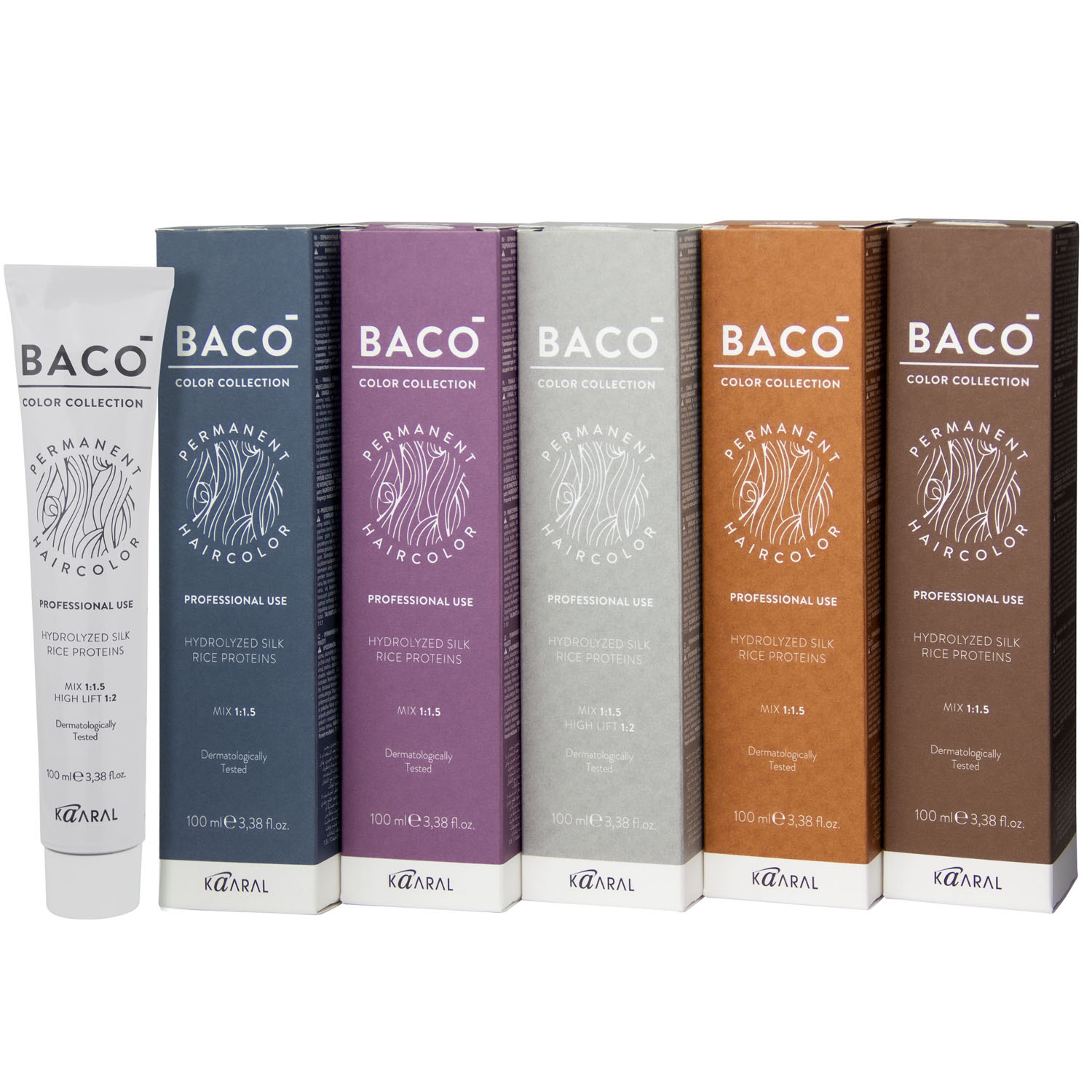 картинка 8.01 Крем-краска Baco Color, светлый блондин натурально пепельный, 100 мл от официального интернет-магазина Каарал