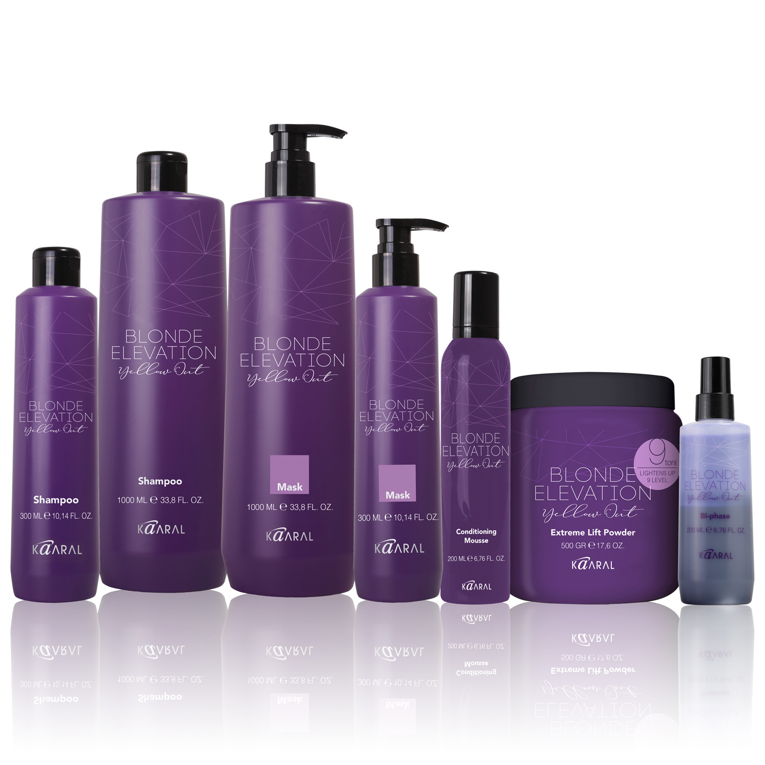 картинка Антижелтый шампунь для волос Blond Elevation Yellow Out Shampoo, 1000 мл от официального интернет-магазина Каарал