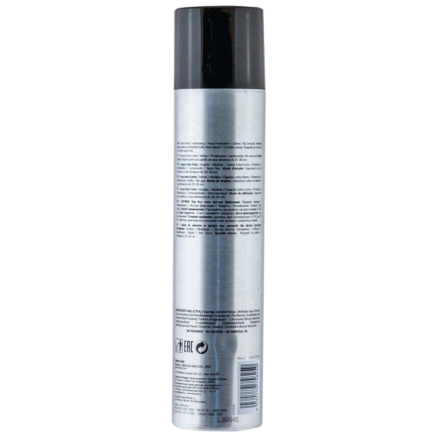 картинка Лак без газа экстра фиксации Definer Extra Strong Hold Working No Aerosol Spray, 350 мл от официального интернет-магазина Каарал