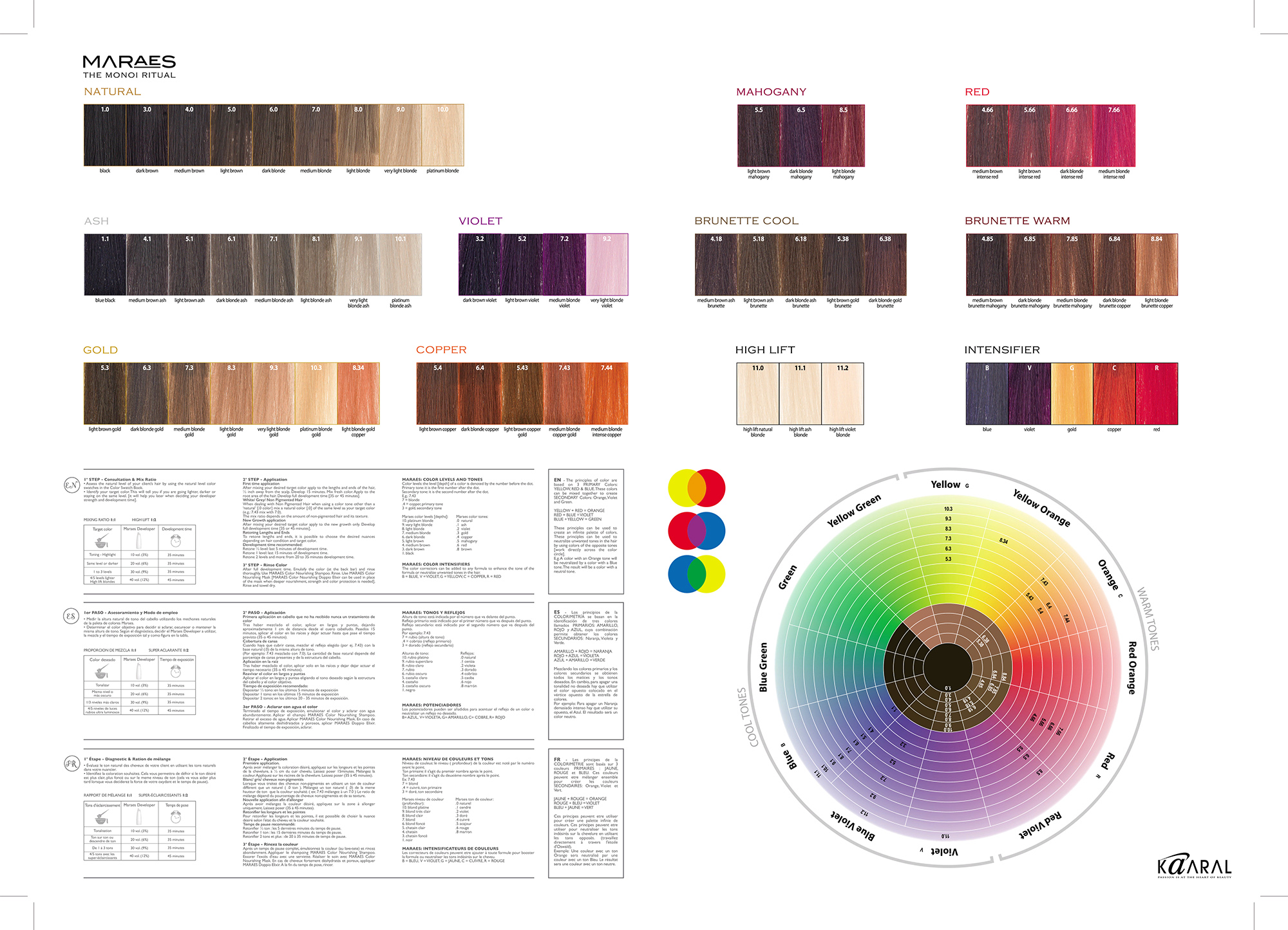 картинка Перманентный краситель Maraes Color,8.84 светлый коричнево-медный блондин, 60 мл от официального интернет-магазина Каарал