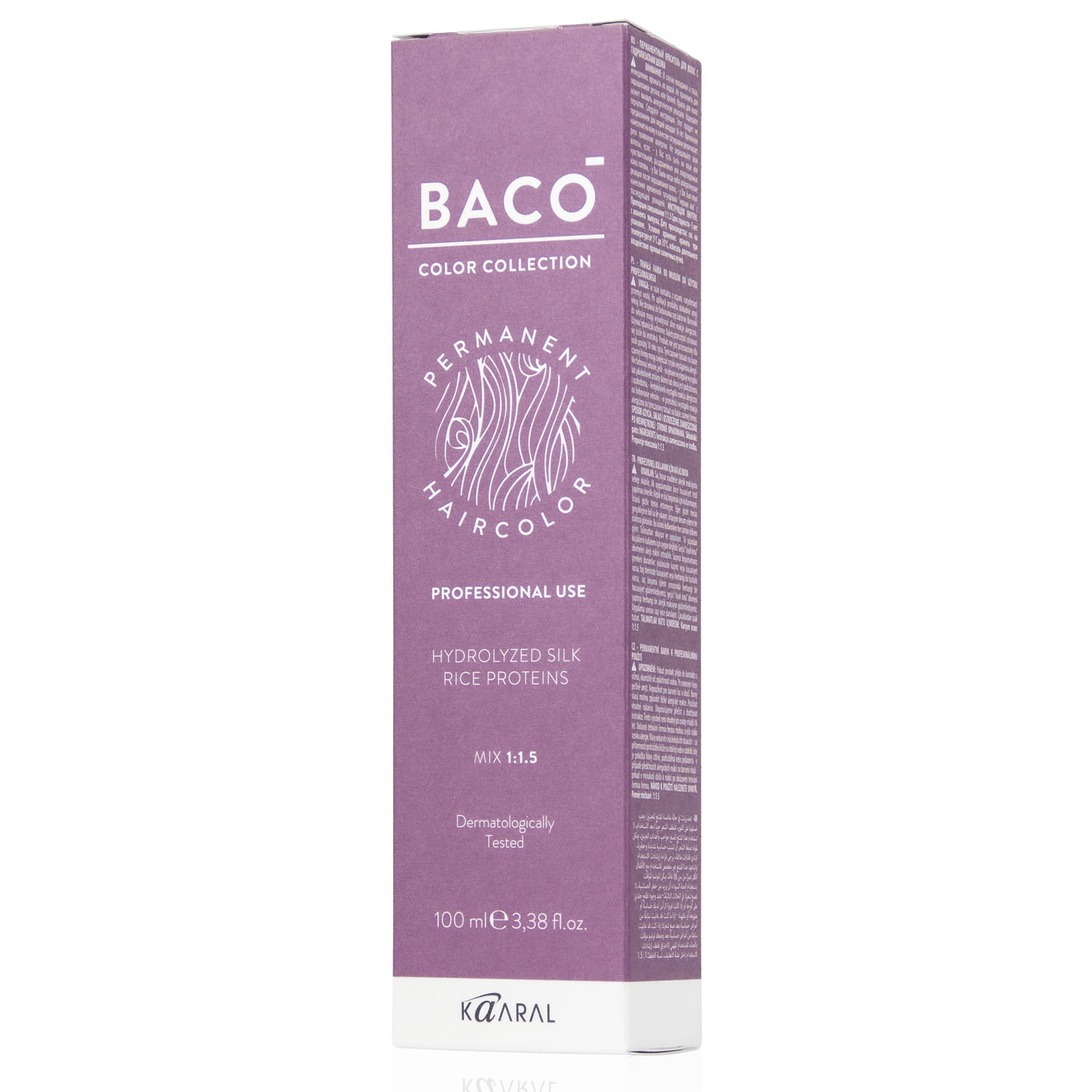 картинка 7.32 Крем-краска Baco Color, средний золотисто-фиолетовый блондин, 100 мл от официального интернет-магазина Каарал