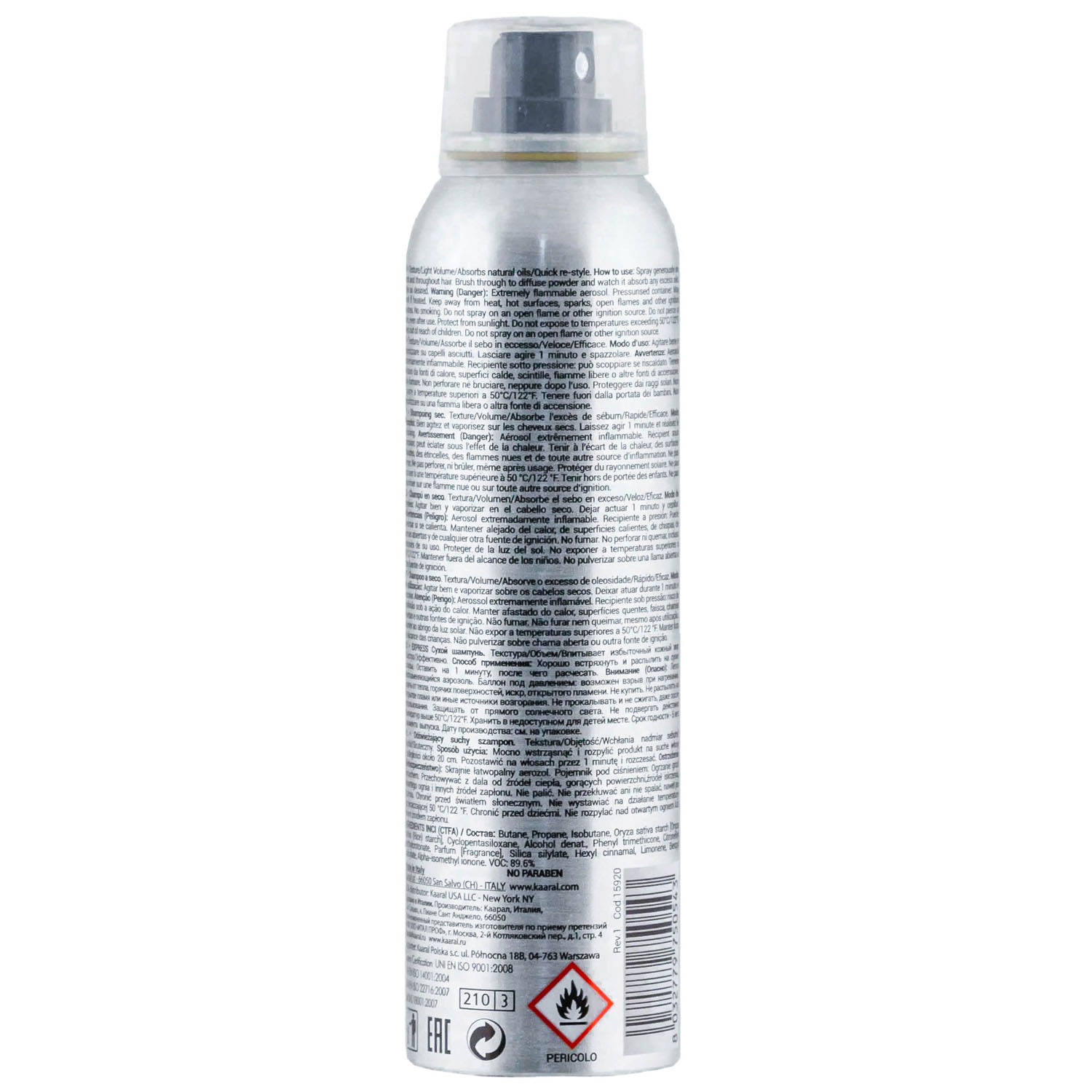 картинка Сухой шампунь Express Refreshing Dry Shampoo, 150 мл от официального интернет-магазина Каарал
